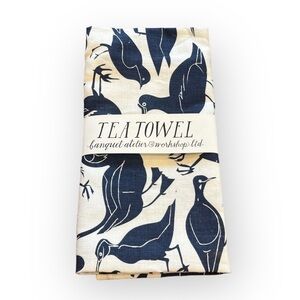 Sweet linen tea towel